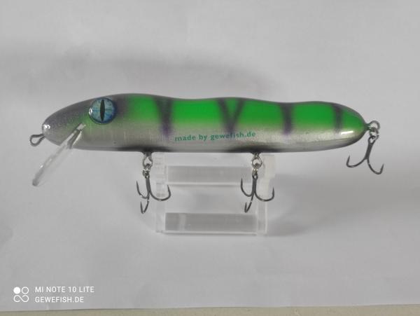 Custom-Gewefish-Spezi-Wobbler, 12cm, Floating, Perch
